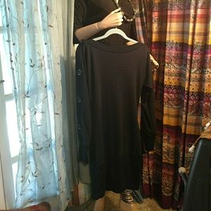 Long Sleeve Form Fitting Dress